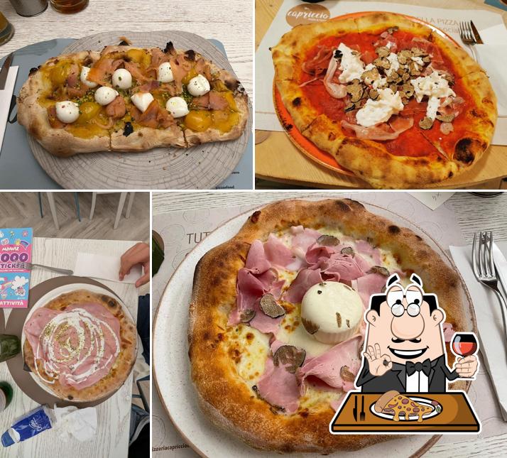 A Pizzeria Capriccio, puoi ordinare una bella pizza