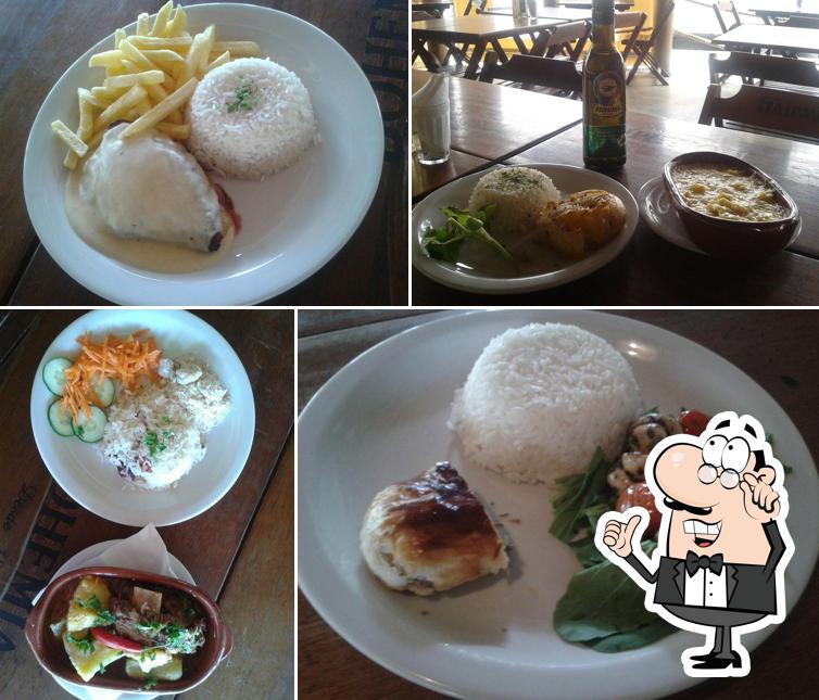 O interior do Arte Brasil Grill