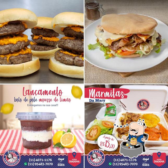 Sanduíche de carne de porco desfiada em Mary Hamburgueria