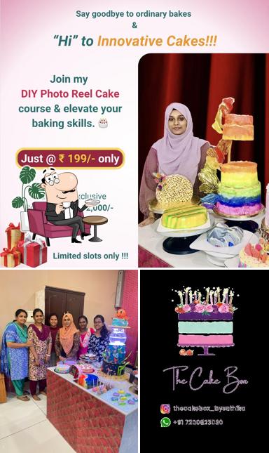 The interior of The Cake Box