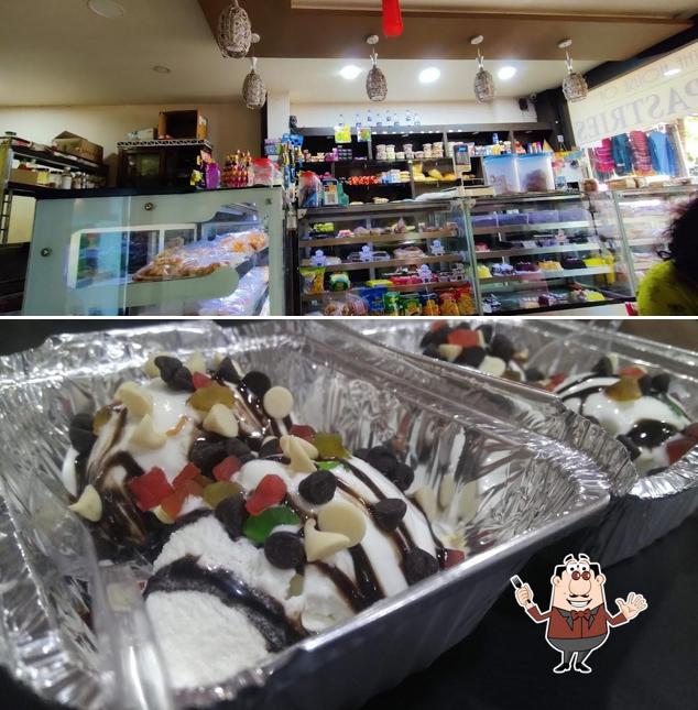 Food at Kamat Cafe and Pastries