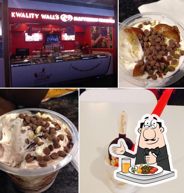 Food at Kwality Wall's Swirl's