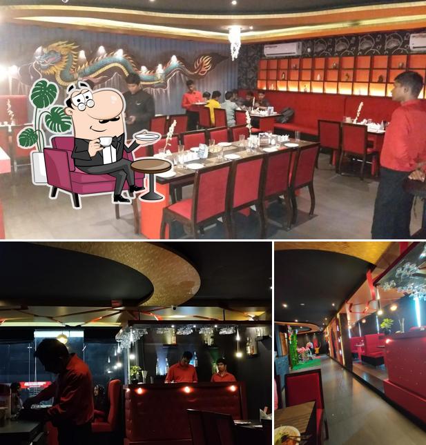 The interior of Taste of China, Saheed Nagar