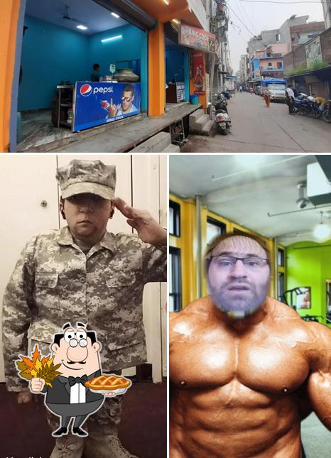 See this picture of King Cock