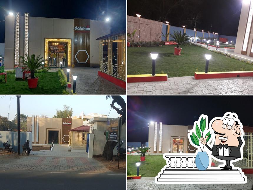 The exterior of Dalchini restaurant