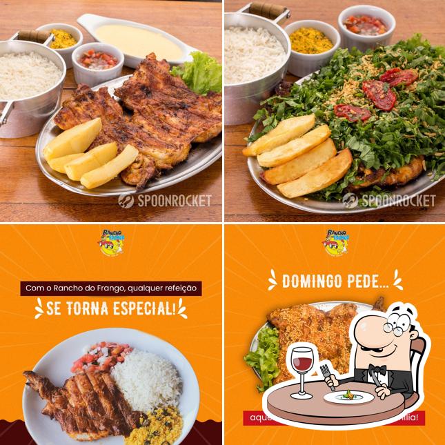 Comida em Rancho do Frango Churrascaria