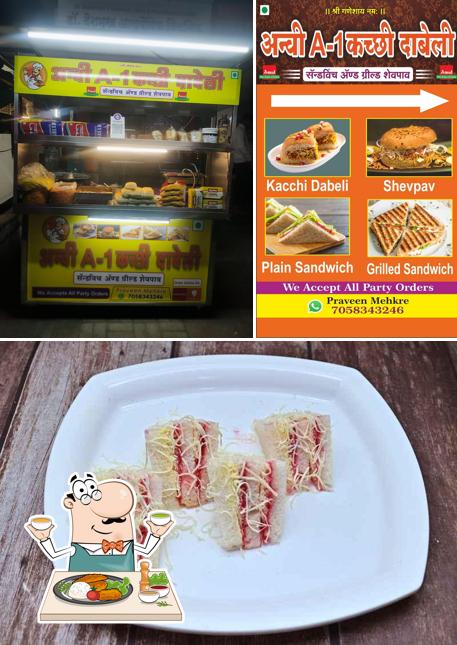 Meals at ANVI A-1 SANDWICH & KACCHI DABELI