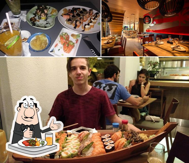 A foto do Mirai Restaurante Japonês’s comida e interior