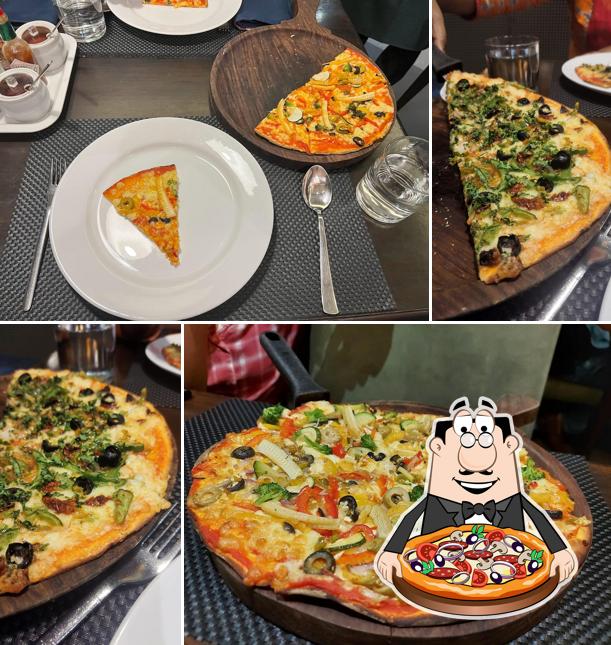 Pick various kinds of pizza