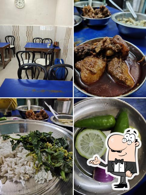 The interior of Lotha Naga Hotel