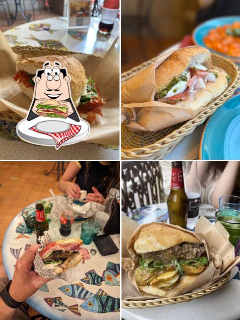 Club sandwich al Osteria nel Cortile