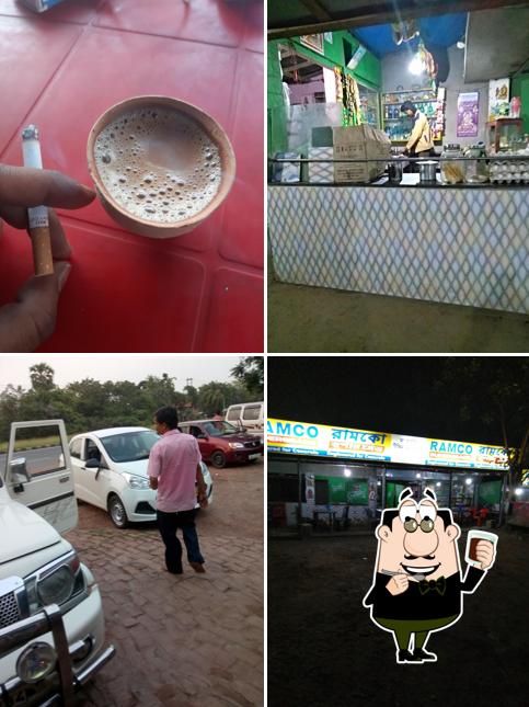 Enjoy a beverage at Arati Tea Stall