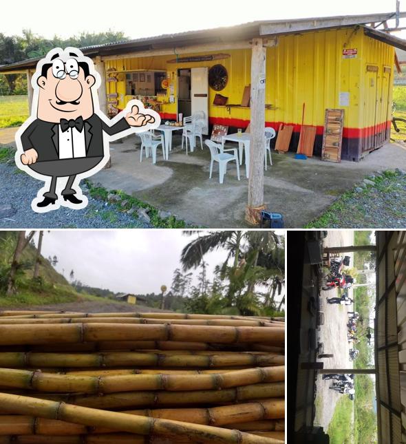 O interior do Caldo de Cana da Divisa