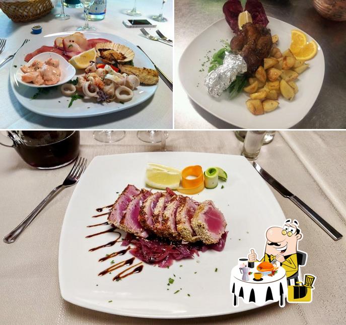 Cibo al Trattoria La Darsena