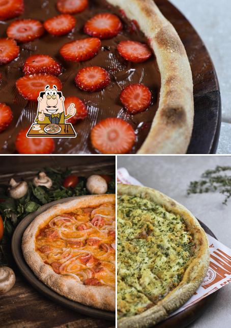 No Vezpa Pizzas - 411 Norte, você pode conseguir pizza