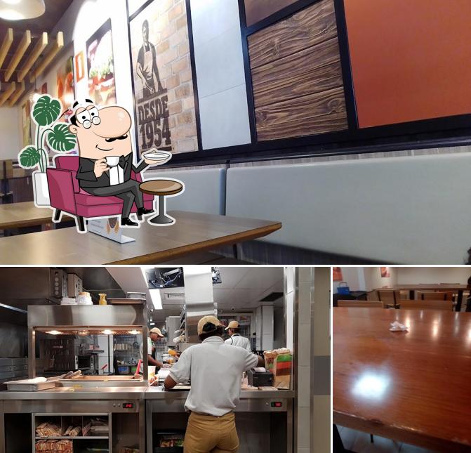 Veja imagens do interior do Burger King