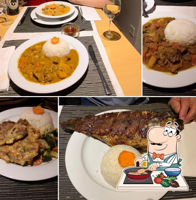 Pollo al curry al African Queen