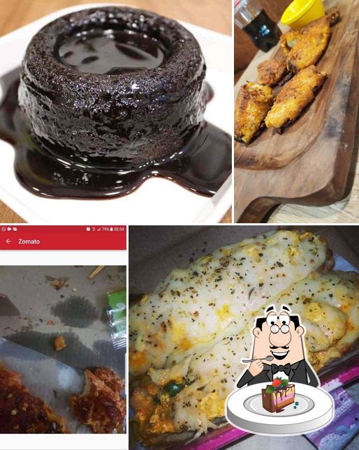 Chocolate cake at The Joy Pizzateria