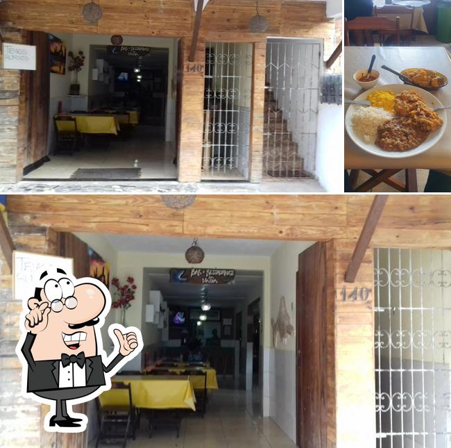 Esta é a imagem ilustrando interior e comida a Bar Restaurante da Nadia