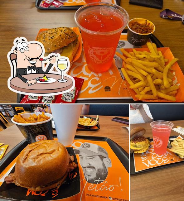 Sanduíche de carne de porco desfiada em Bom Beef Burgers Tatuapé