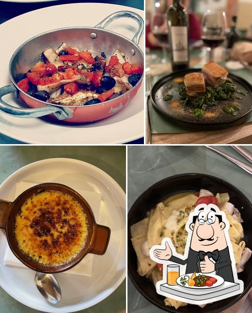 Creme brulee al Osteria Moderna