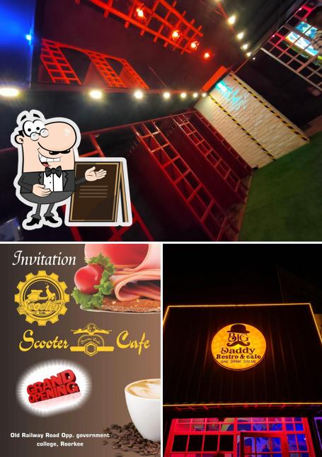 The photo of Scooter Cafe’s exterior and beverage