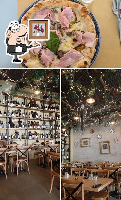 La foto della interni e pizza di d'amare