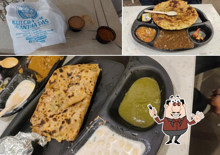 Meals at Kulcha Lal Parantha Das