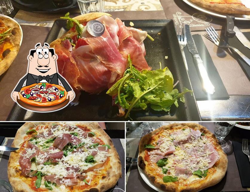 A L'Horloge, puoi assaggiare una bella pizza