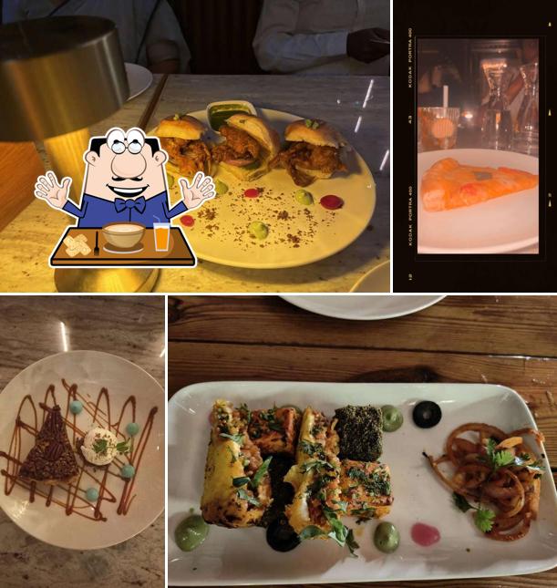 Pulled pork sandwich at Biergarten