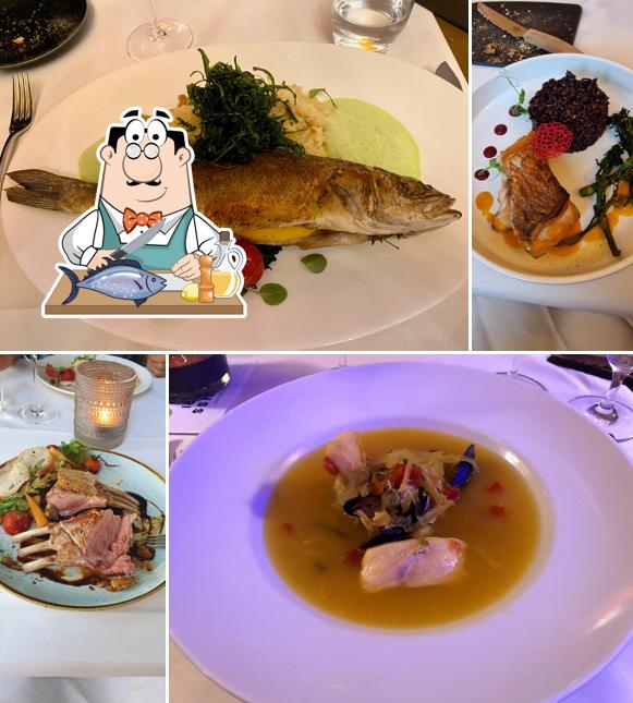 Salmone grigliato al Beckenburg das Restaurant