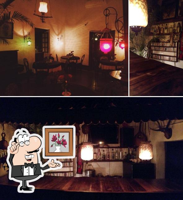 The interior of Casa Portuguesa Restaurante