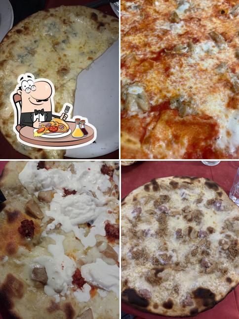 A La Sosta Del Suffragio Fuori Le Mura, puoi prenderti una bella pizza