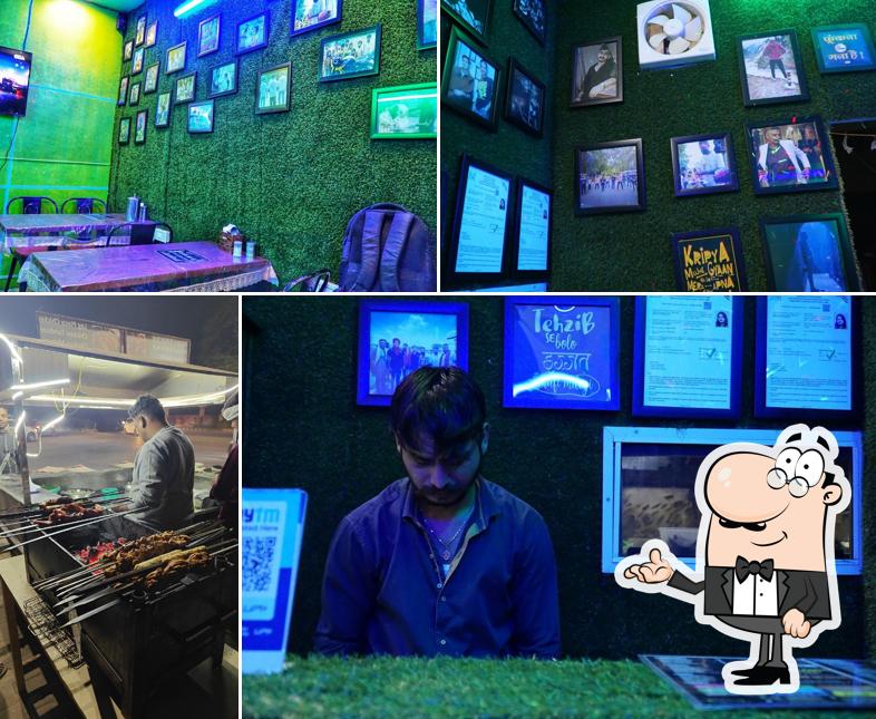 Take a seat at one of the tables at New Shere Punjab Food Carts