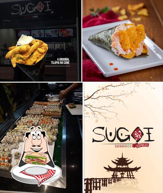 Escolha um sanduíche no Sugoi Sushi Box