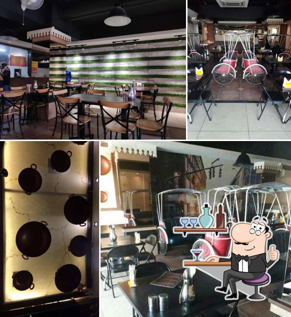 Take a seat at one of the tables at RPS Standard Punjabi Khana