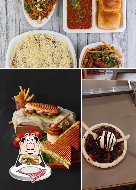 Club sandwich at Choice Snack Bar,Urban Chowk