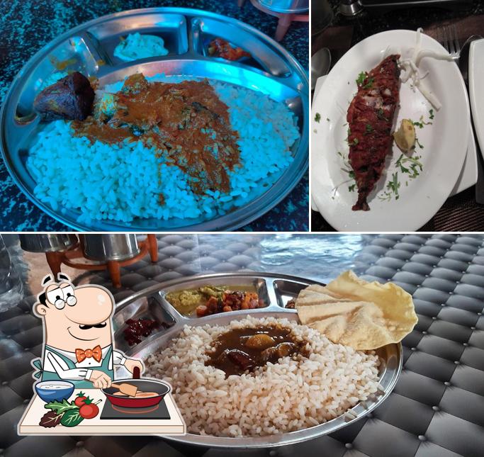 Chicken curry at Kerala Hotel, Udupi