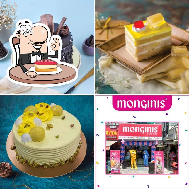 Cheesecake at Monginis Cake shop