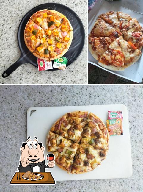 Try out pizza at The Mom's Recipe