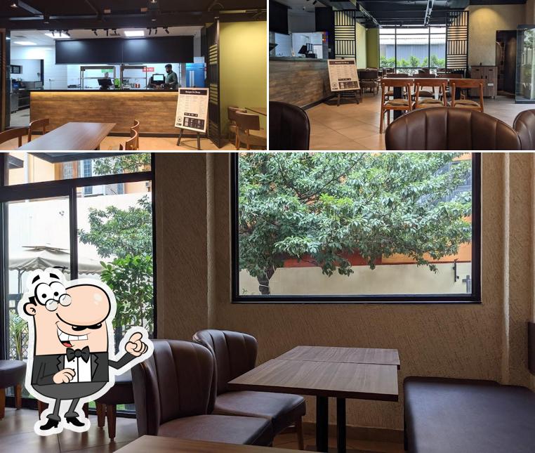 The interior of Burger Ka Baap - BKB Cafe