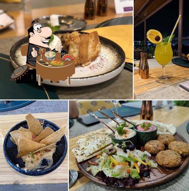 Food at Cilantro's Global Cuisine Restaurant