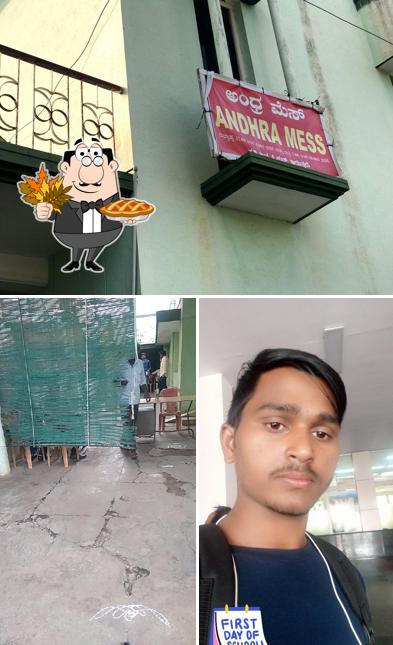 Here's a picture of Andhra Mess