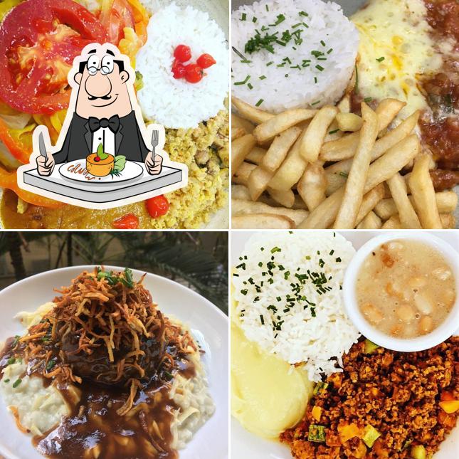 Platos en Aroma Bistro e Café