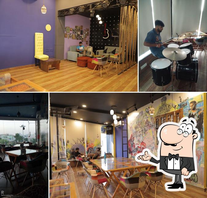 The interior of Banjara Cafe & Multi-Cuisine Restaurant