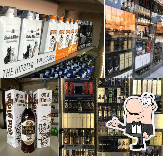 Take a seat at one of the tables at Kudremukh wines