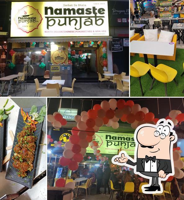 The interior of Namaste Punjab