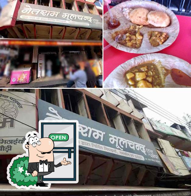 Among different things one can find exterior and dining table at Netram Moolchand & Sons