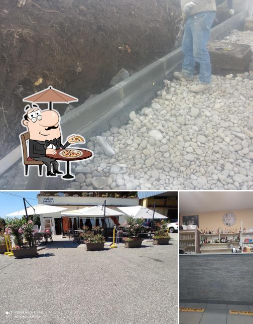 Gli esterni di Osteria Bar Sole