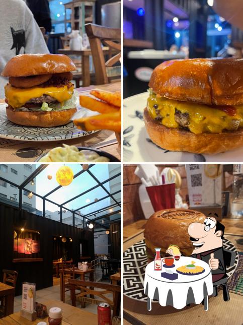 Saturno Bistrô & Burger oferece uma escolha de opções para os amantes dos hambúrgueres